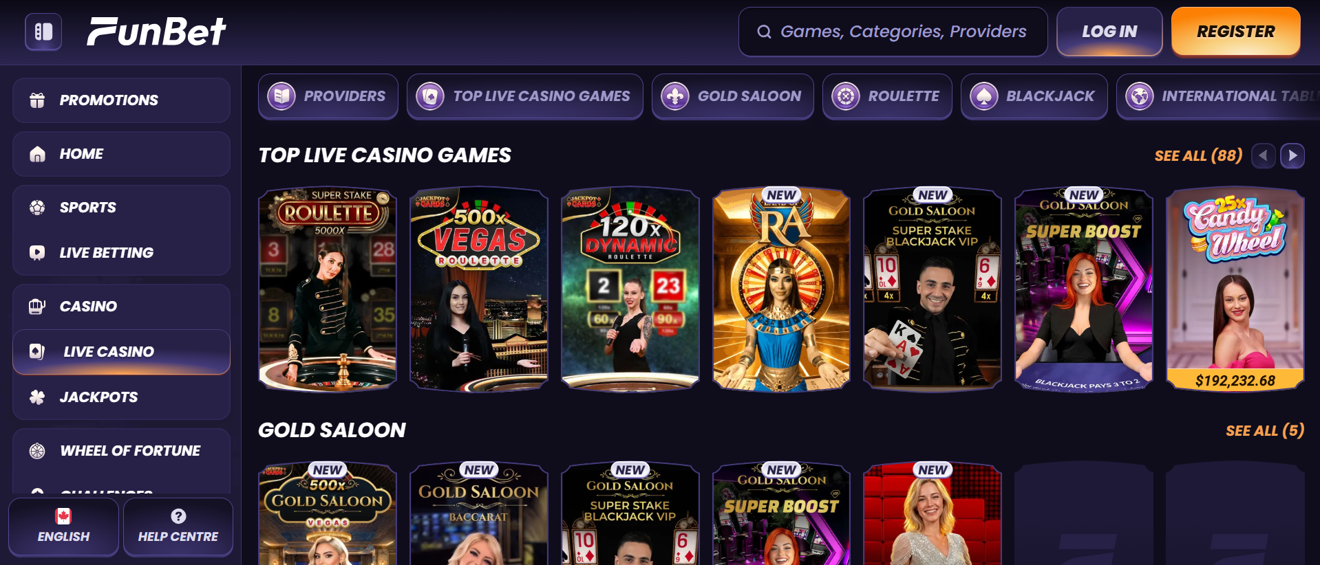 FunBet online kasino